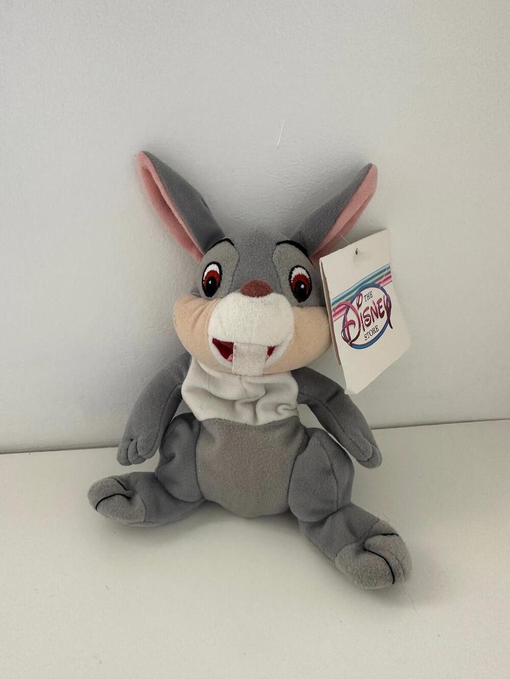 Disney Vintage Plush Thumper the Bunny, Vintage Collectible, New with Tags